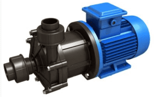 Horizontal engineering plastics magnetic drive pump