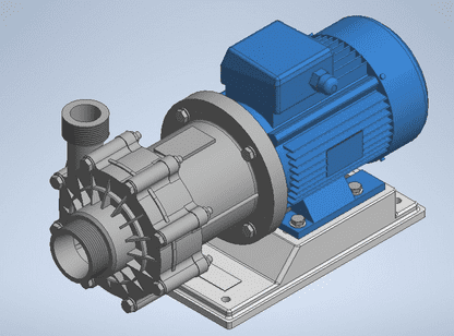 Horizontal stainless steel magnetic drive centrifugal pump