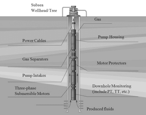 Parts of a submersible sludge slurry pump