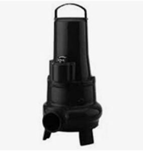 Single suction non-clog submersible wastewater pump