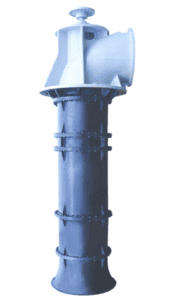 Showing between bearing vertical axial flow pump