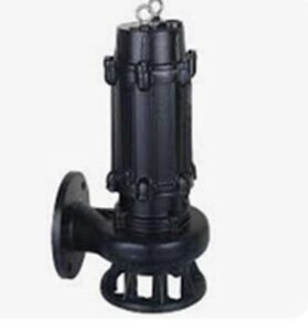 Double suction non-clog submersible wastewater pump