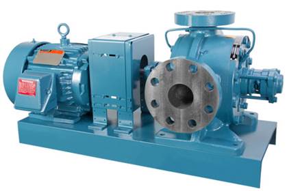 Showing the configuration of a high-pressure boiler feed water pump