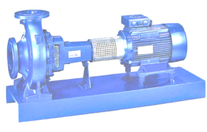 End suction back pull-out centrifugal pump with a long coupling