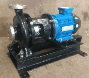 Showing a double-suction thermal oil transfer pump