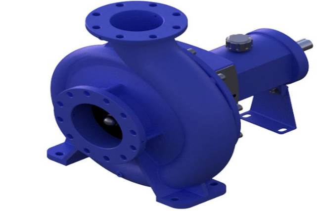 Showing the configuration of an end suction pump