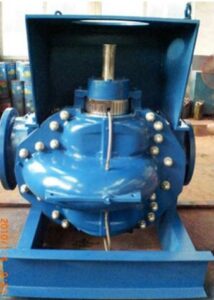 Vertically split pump casing